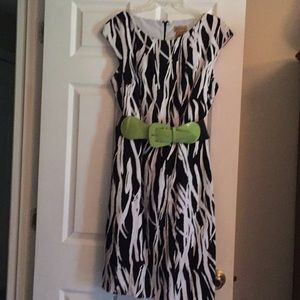Zebra print dress